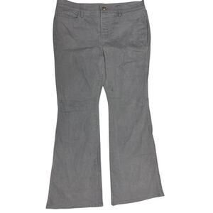 Ryegrass size 18 Jeans Gray High Waist Semi Flare Stretch Cotton Rayon 33 Inseam